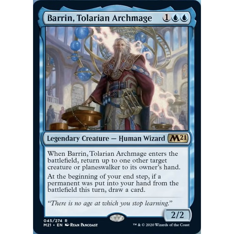 Barrin, Tolarian Archmage [Core Set 2021]
