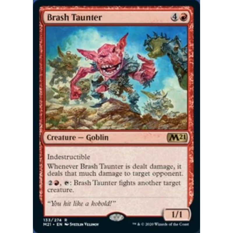 Brash Taunter [Core Set 2021]