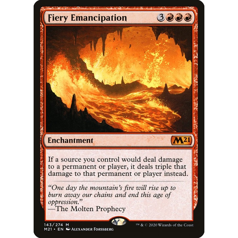 Fiery Emancipation [Core Set 2021]