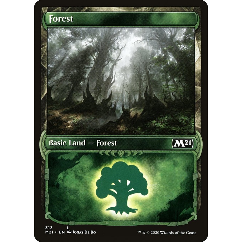 Forest (313) (Showcase) [Core Set 2021]