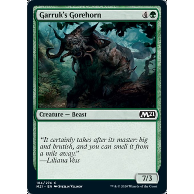 Garruk's Gorehorn [Core Set 2021]