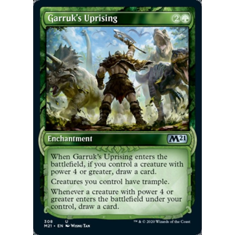 Garruk's Uprising (Showcase) [Core Set 2021]
