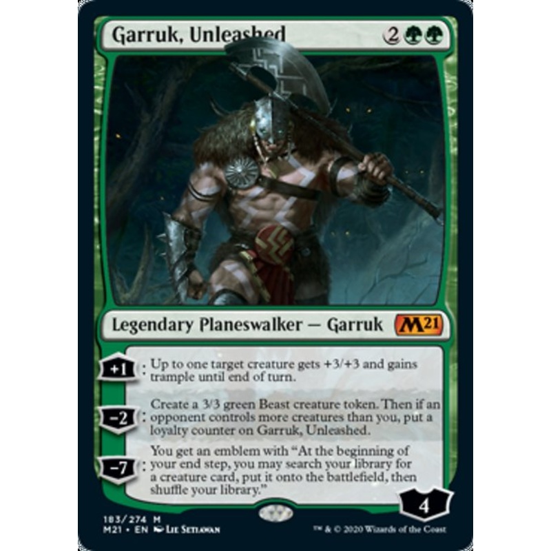 Garruk, Unleashed [Core Set 2021]