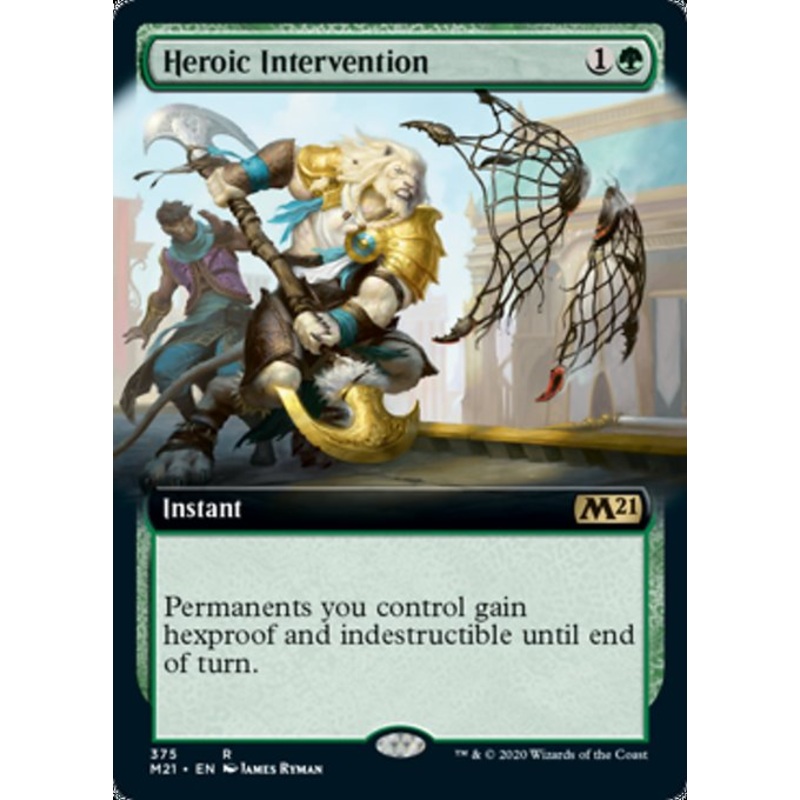 Heroic Intervention (Extended Art) [Core Set 2021]