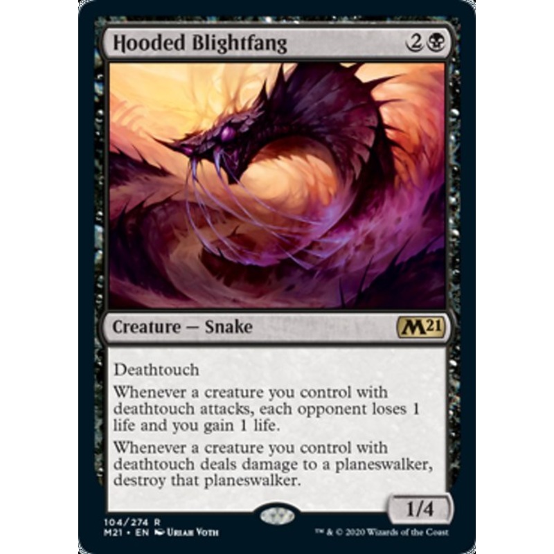 Hooded Blightfang [Core Set 2021]