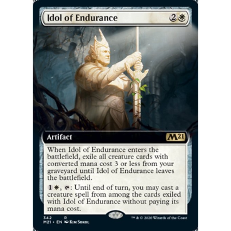 Idol of Endurance (Extended Art) [Core Set 2021]