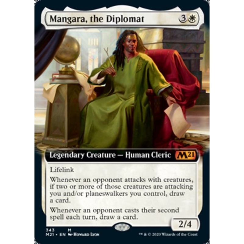 Mangara, the Diplomat (Extended Art) [Core Set 2021]