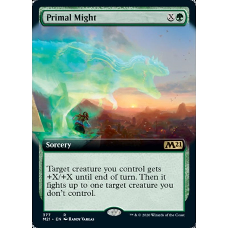 Primal Might (Extended Art) [Core Set 2021]