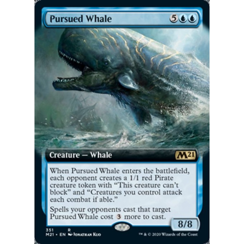 Pursued Whale (Extended Art) [Core Set 2021]