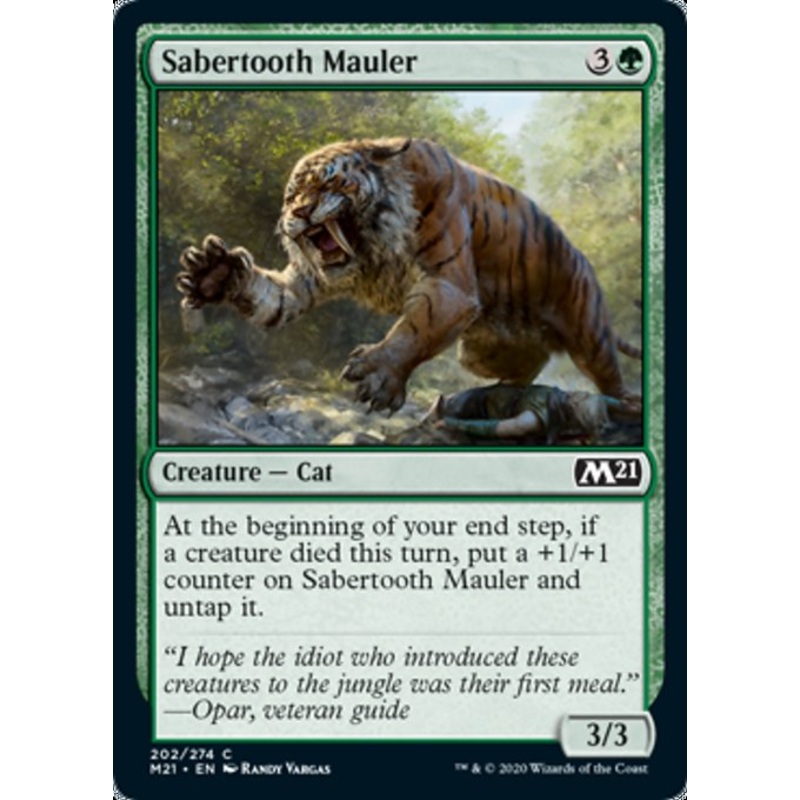 Sabertooth Mauler [Core Set 2021]