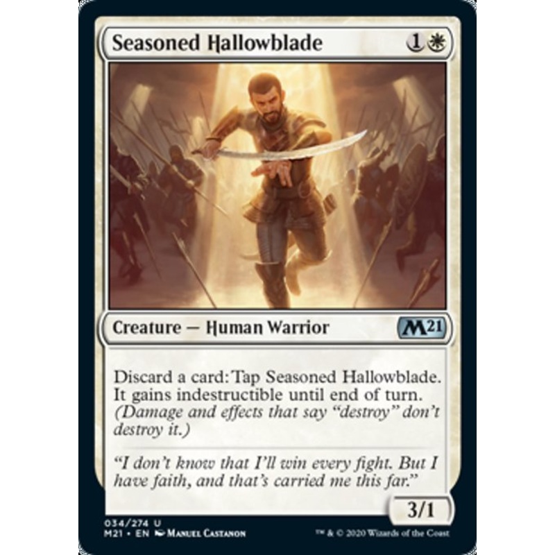 Seasoned Hallowblade [Core Set 2021]