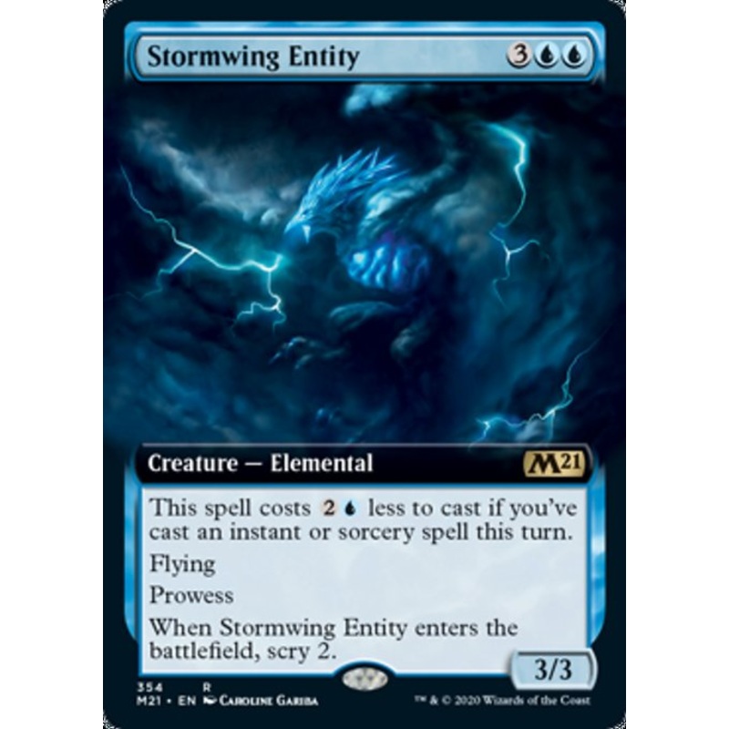 Stormwing Entity (Extended Art) [Core Set 2021]