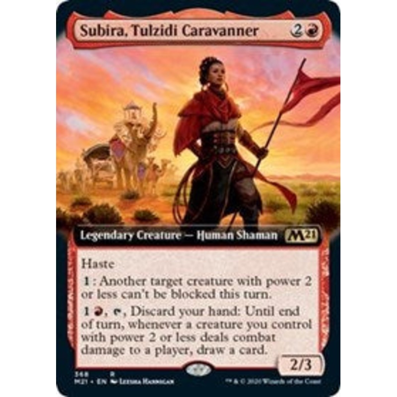 Subira, Tulzidi Caravanner (Extended Art) [Core Set 2021]