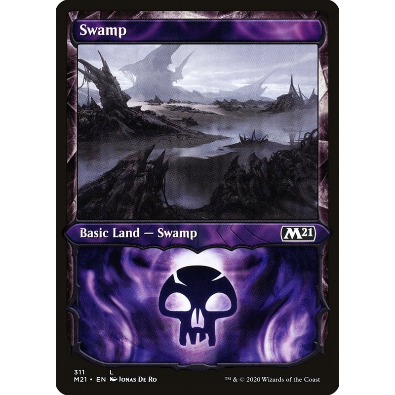 Swamp (311) (Showcase) [Core Set 2021]