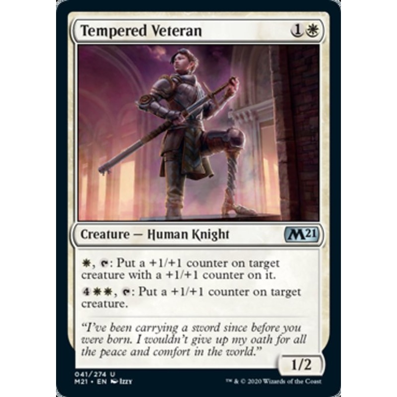 Tempered Veteran [Core Set 2021]