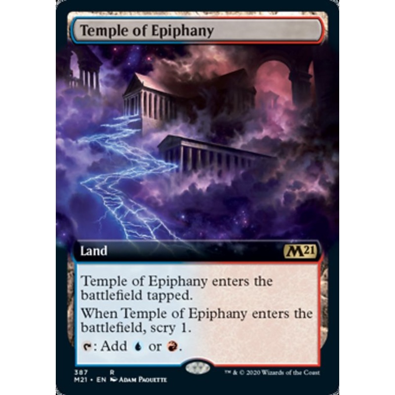 Temple of Epiphany (Extended Art) [Core Set 2021]