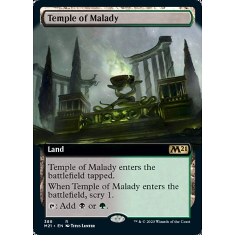 Temple of Malady (Extended Art) [Core Set 2021]