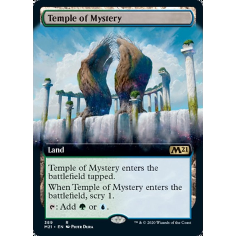 Temple of Mystery (Extended Art) [Core Set 2021]