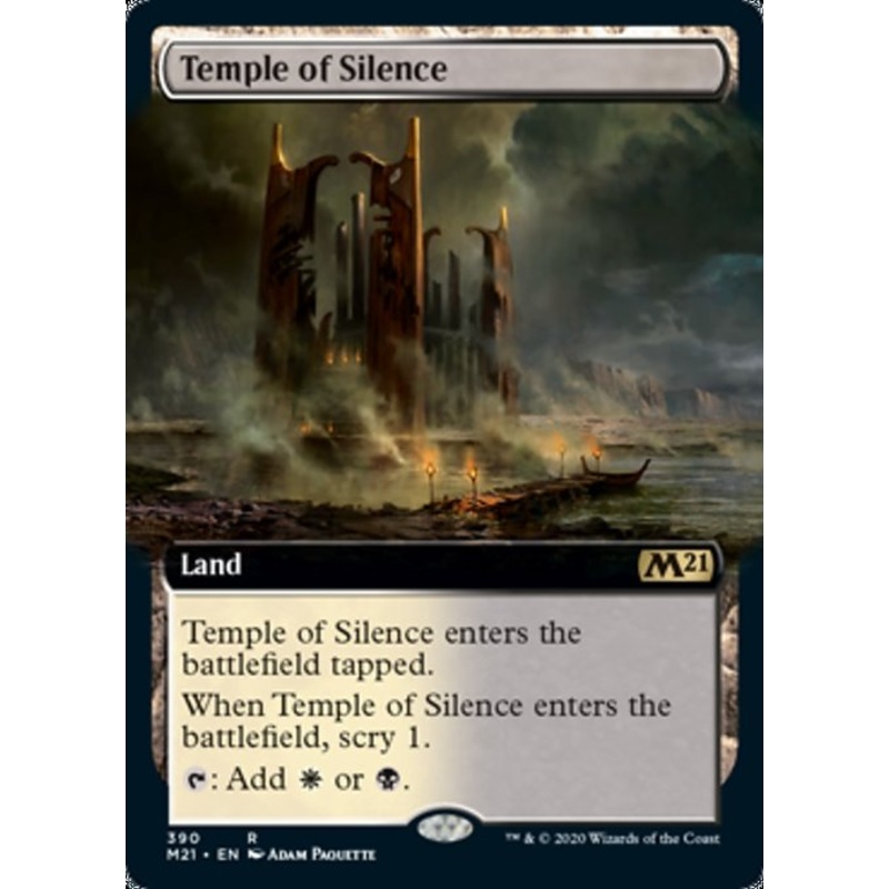 Temple of Silence (Extended Art) [Core Set 2021]