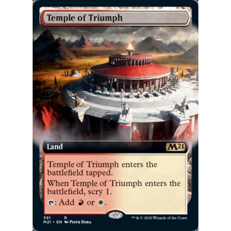 Temple of Triumph (Extended Art) [Core Set 2021]