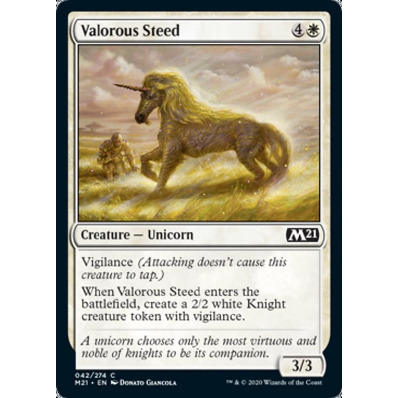 Valorous Steed [Core Set 2021]