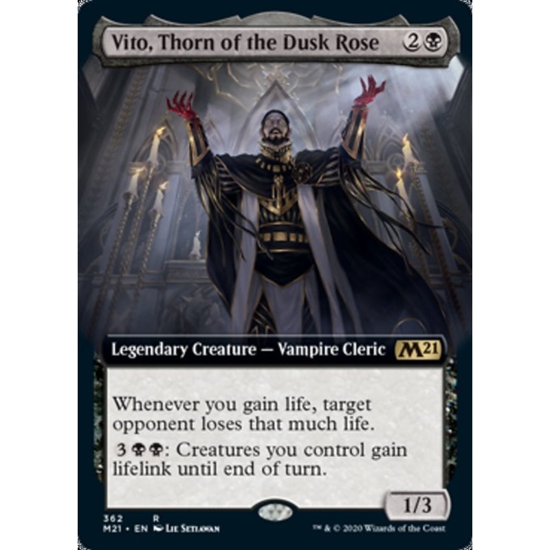 Vito, Thorn of the Dusk Rose (Extended Art) [Core Set 2021]