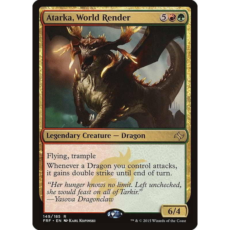 Atarka, World Render (Promo Pack) [Fate Reforged Promos]