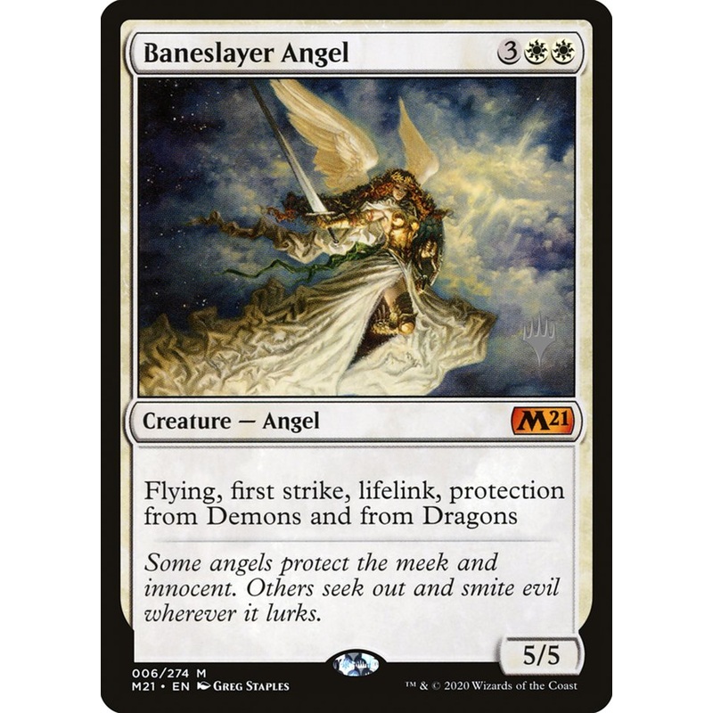 Baneslayer Angel (Promo Pack) [Core Set 2021 Promos]
