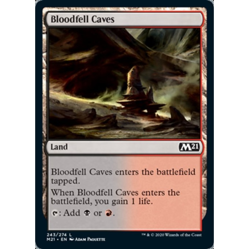 Bloodfell Caves [Core Set 2021]