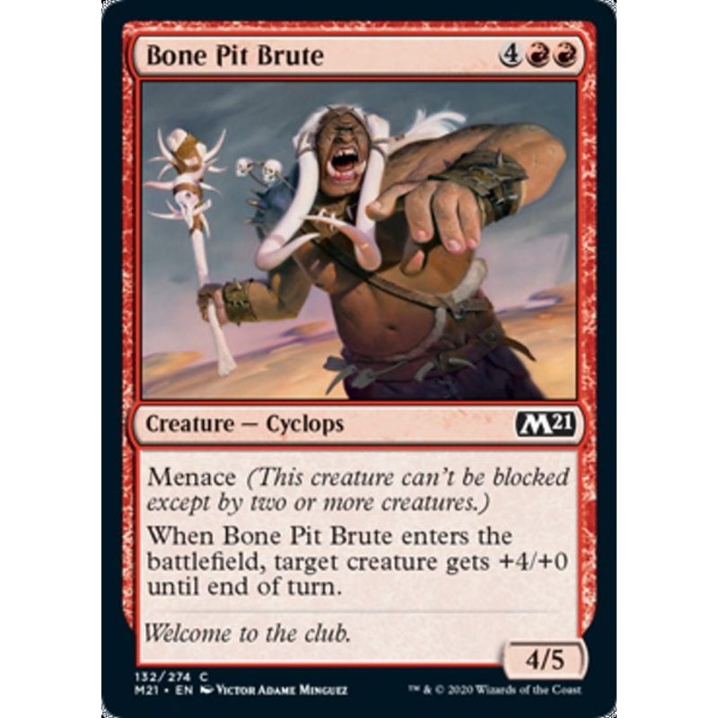 Bone Pit Brute [Core Set 2021]