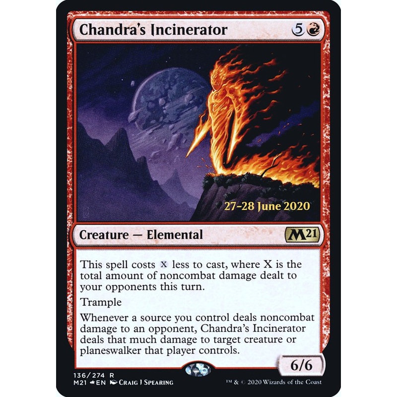 Chandra's Incinerator [Core Set 2021 Prerelease Promos]