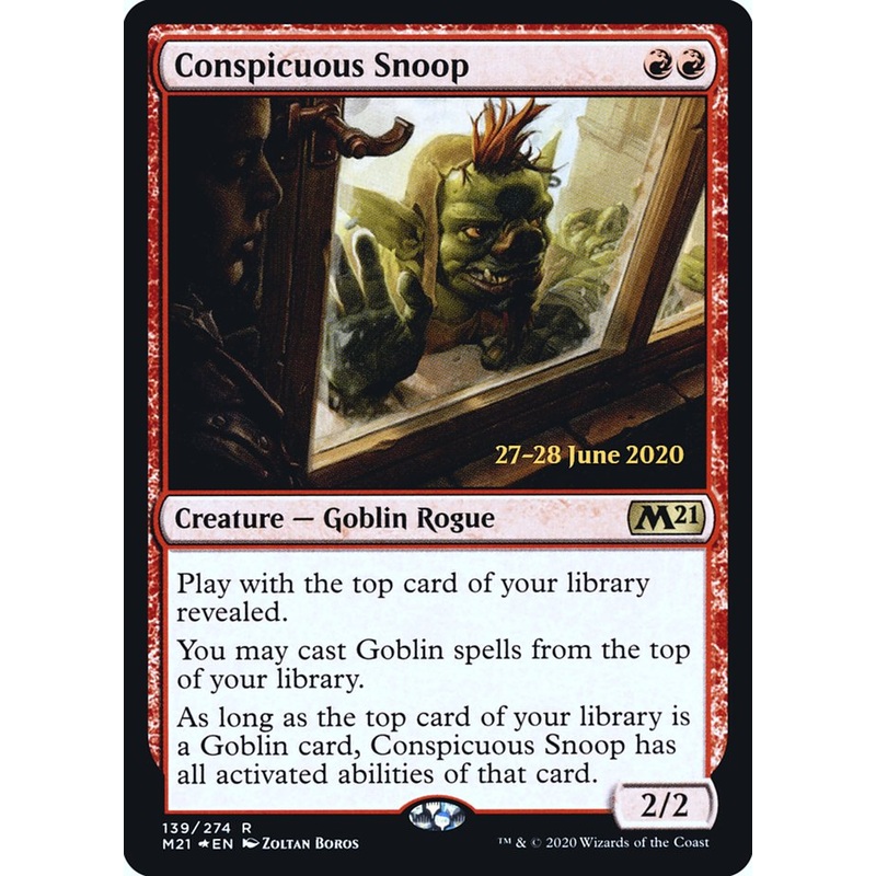 Conspicuous Snoop [Core Set 2021 Prerelease Promos]