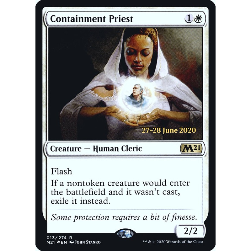 Containment Priest [Core Set 2021 Prerelease Promos]