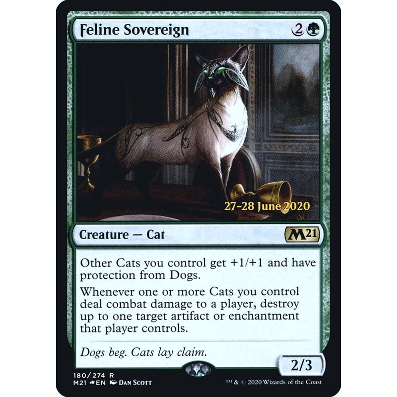 Feline Sovereign [Core Set 2021 Prerelease Promos]