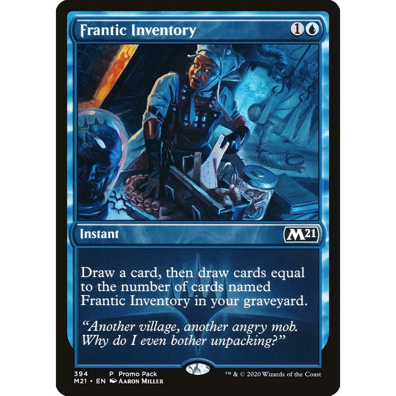 Frantic Inventory (Promo Pack) [Core Set 2021 Promos]