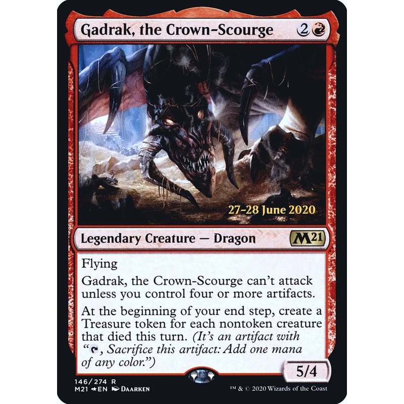 Gadrak, the Crown-Scourge [Core Set 2021 Prerelease Promos]