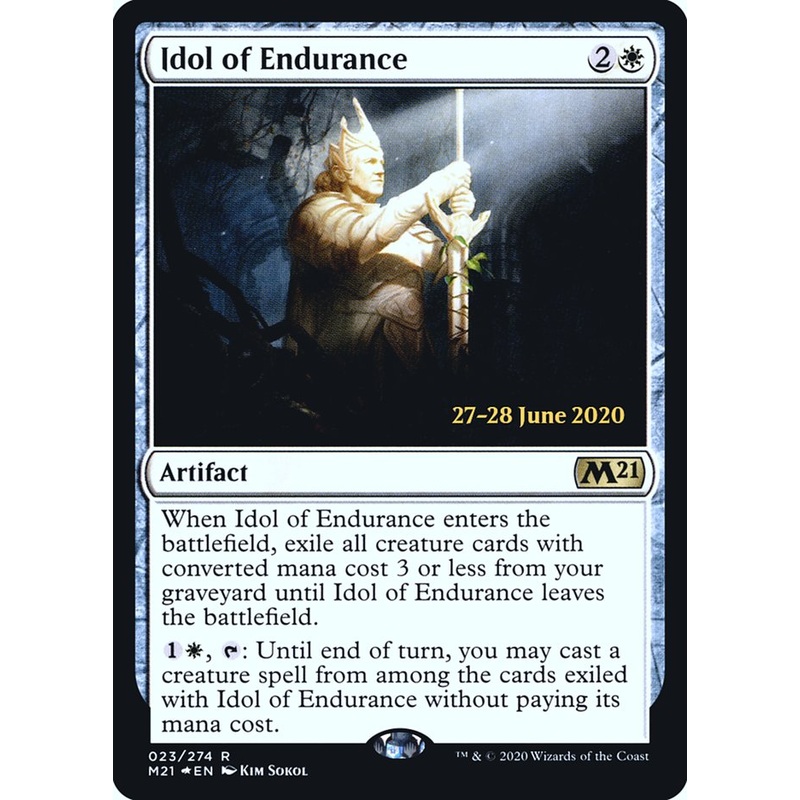 Idol of Endurance [Core Set 2021 Prerelease Promos]