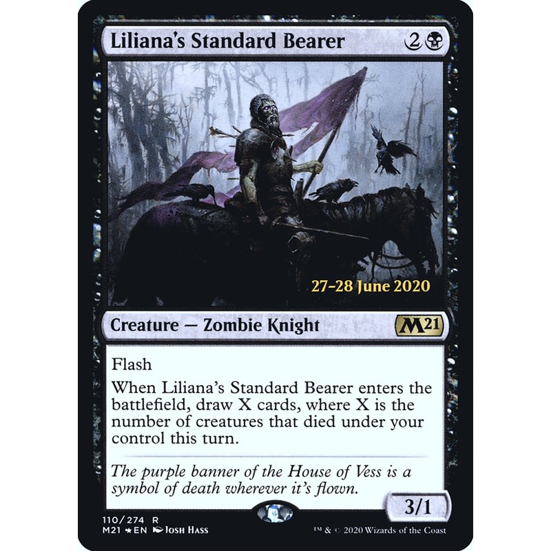 Liliana's Standard Bearer [Core Set 2021 Prerelease Promos]