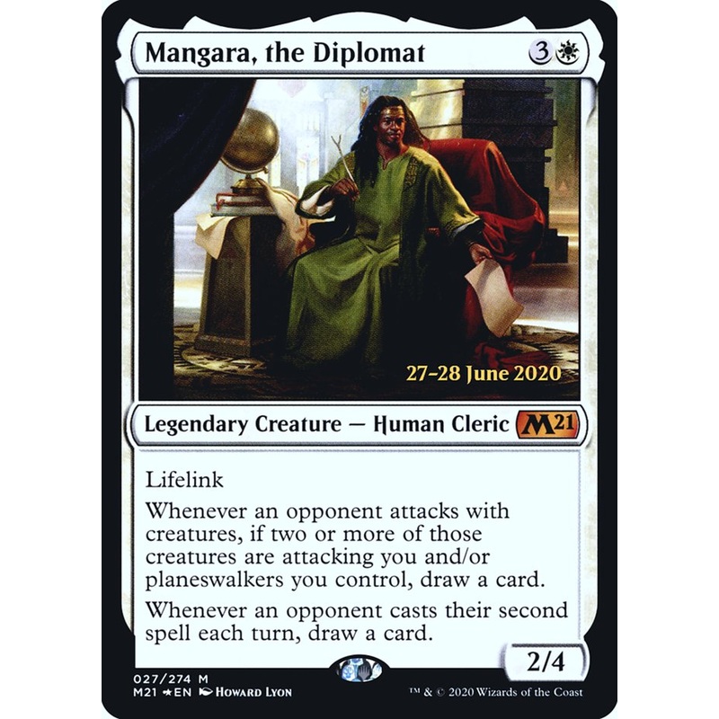 Mangara, the Diplomat [Core Set 2021 Prerelease Promos]