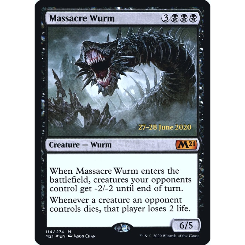 Massacre Wurm [Core Set 2021 Prerelease Promos]