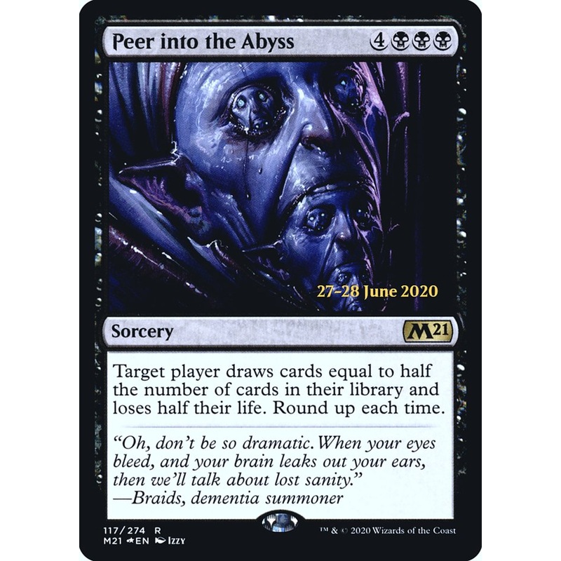Peer into the Abyss [Core Set 2021 Prerelease Promos]
