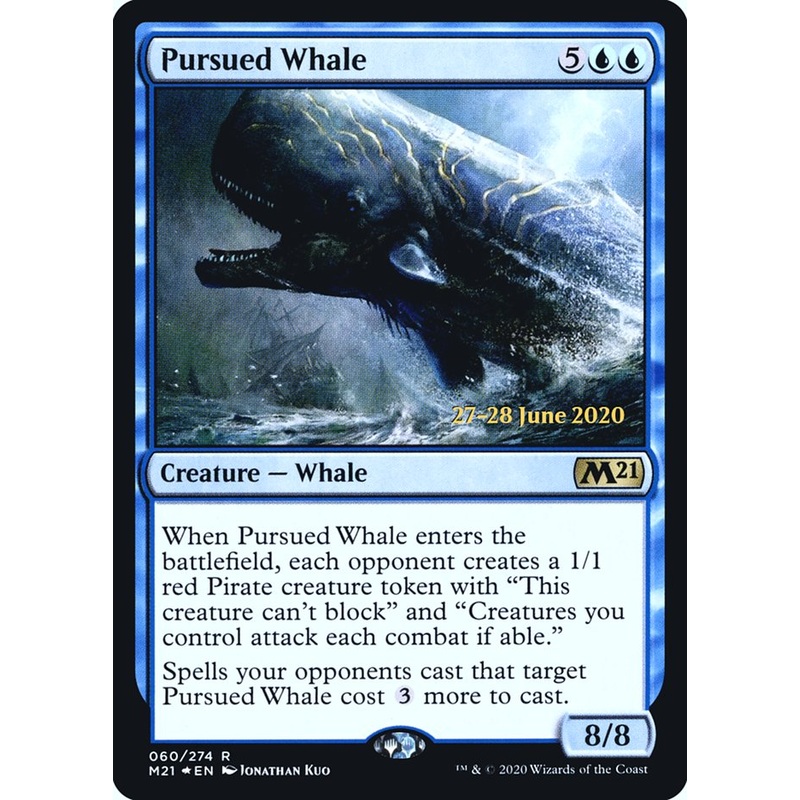Pursued Whale [Core Set 2021 Prerelease Promos]