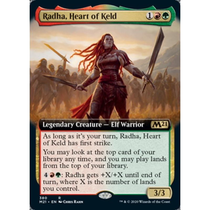 Radha, Heart of Keld (Extended Art) [Core Set 2021]