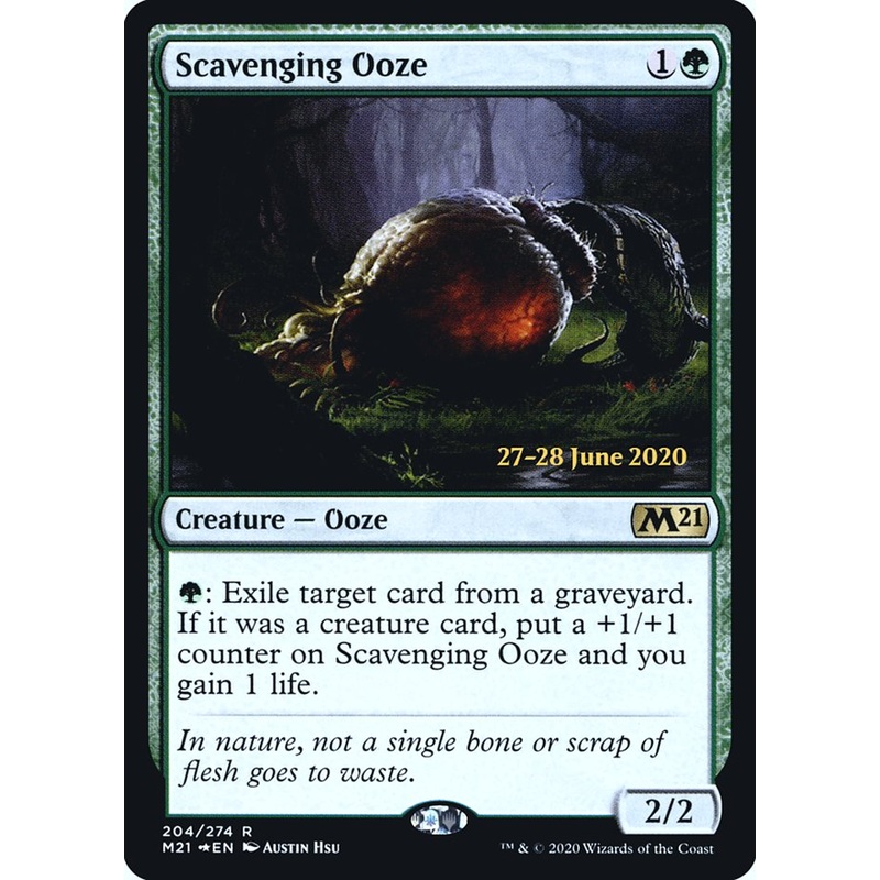 Scavenging Ooze [Core Set 2021 Prerelease Promos]