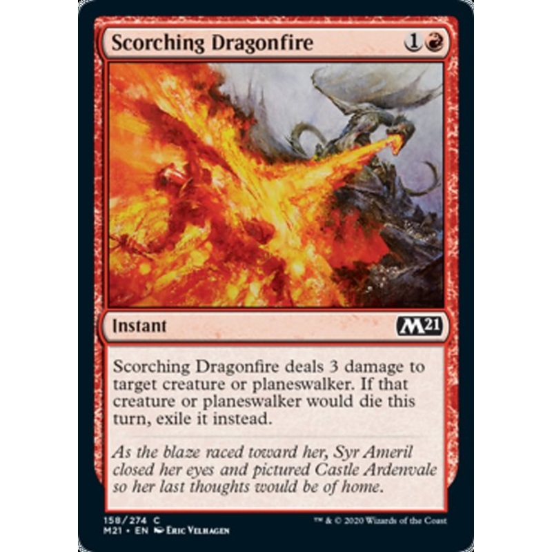 Scorching Dragonfire [Core Set 2021]
