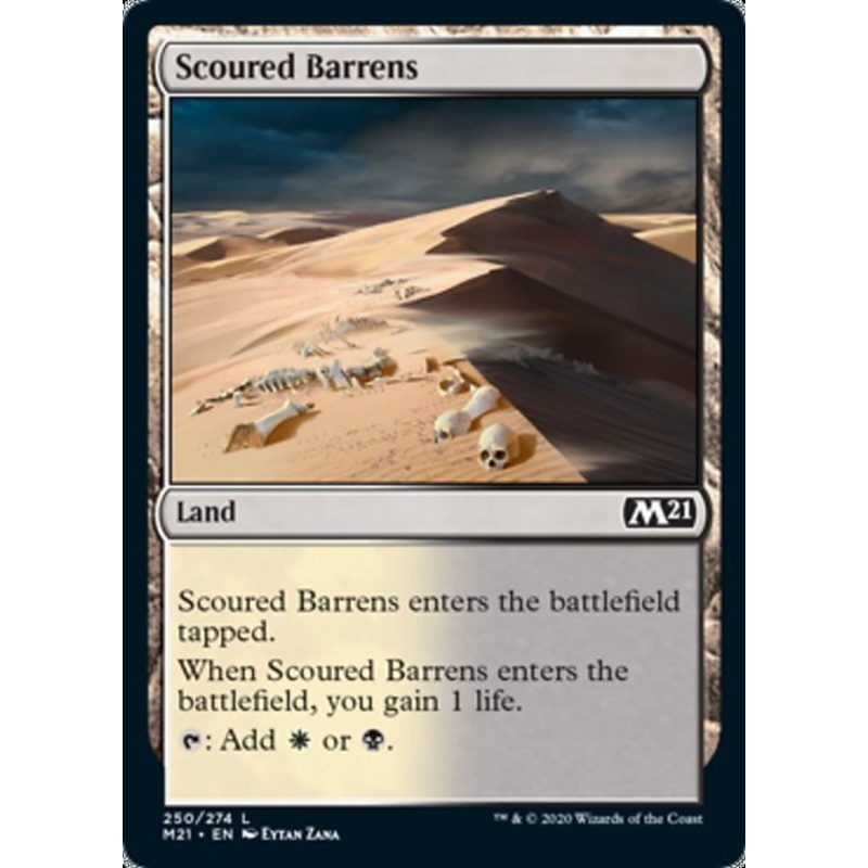 Scoured Barrens [Core Set 2021]