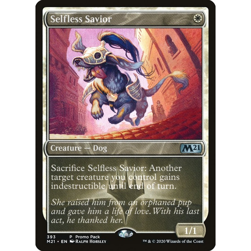 Selfless Savior (Promo Pack) [Core Set 2021 Promos]