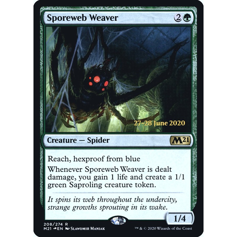 Sporeweb Weaver [Core Set 2021 Prerelease Promos]
