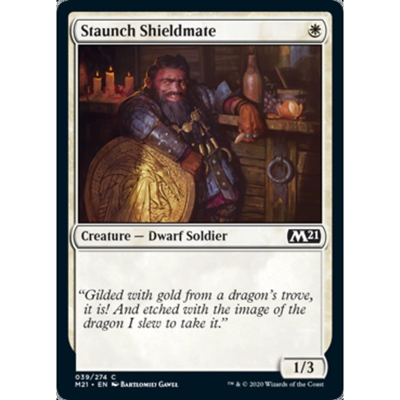 Staunch Shieldmate [Core Set 2021]