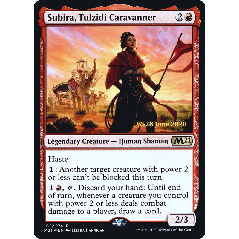 Subira, Tulzidi Caravanner [Core Set 2021 Prerelease Promos]